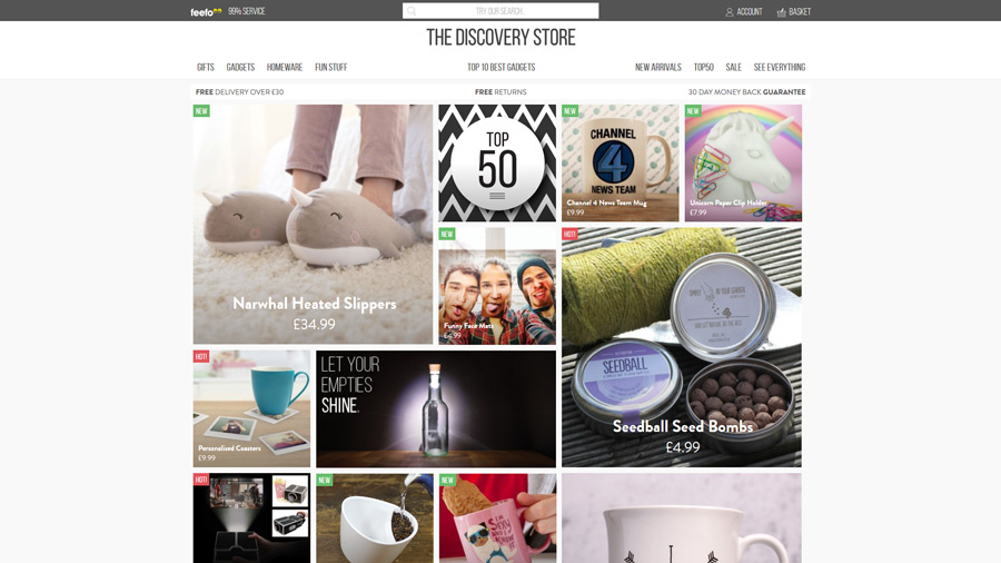 1. The Discovery Store and their agency Pinpoint Designs