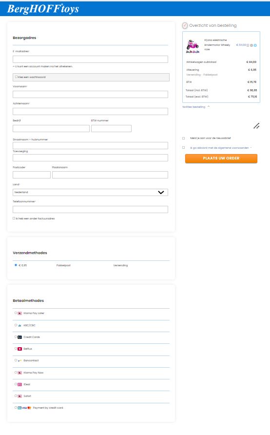 One Step Checkout for Magento 2 styled with  a two column layout